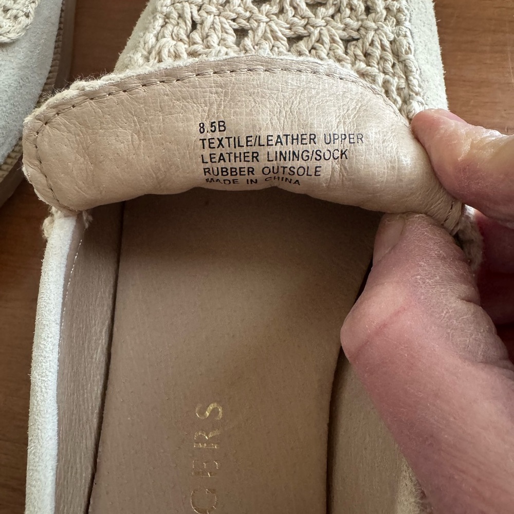 Jack Rogers Women's Crochet Cream Loafers - Picture 9 of 9
